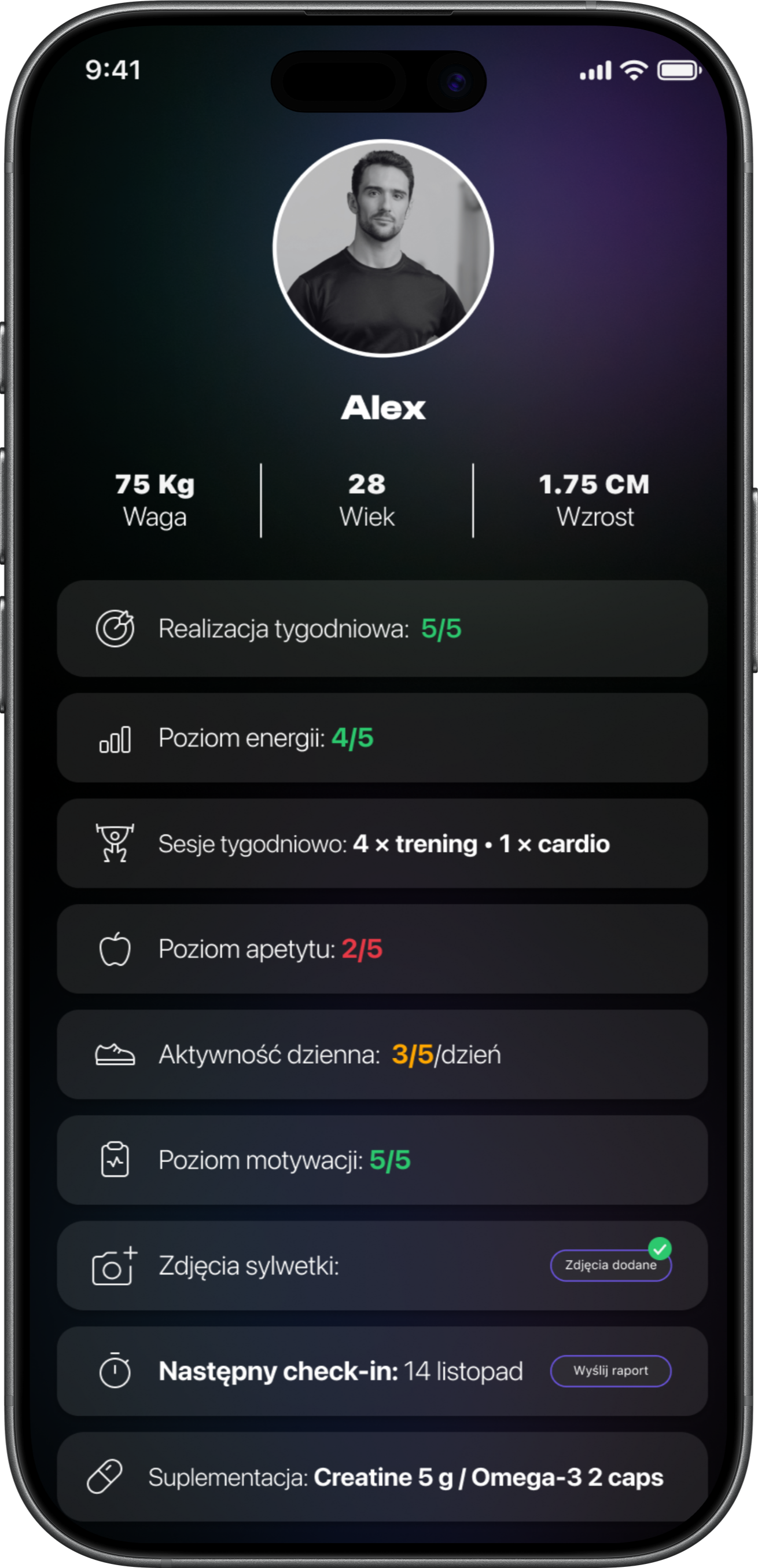 Aplikacja GymPlanner